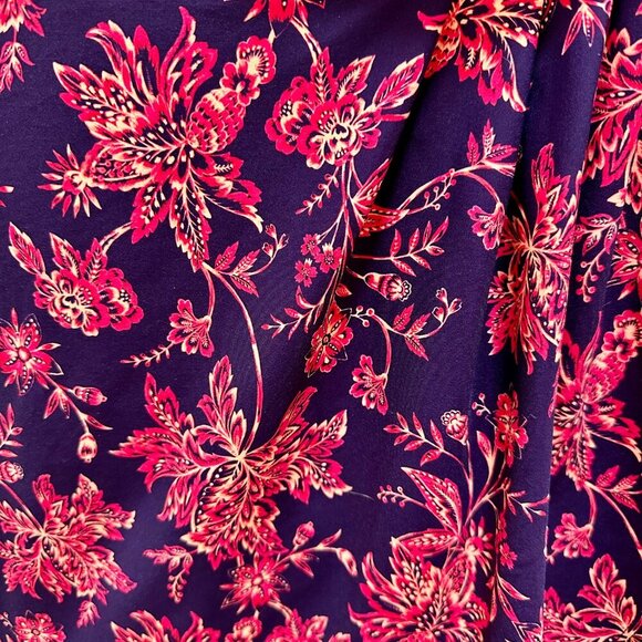 New Lands' End One Piece Swimsuit Size M Feminine Tulip Wrap Swim Dress Tropical - Picture 7 of 16